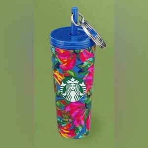 NIB FARM Rio Brazil x Starbucks Blue Cold Cup KeyChain